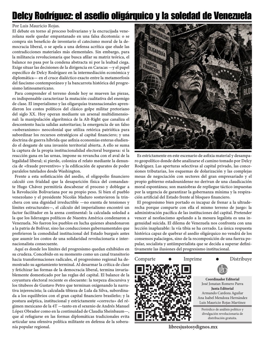 LJyDMX's tweet photo. Les compartimos El Ajolote de hoy 2 de octubre de 2026. Con artículos de nuestro Coordinador Editorial @1jonatan2 y nuestro camarada @maurojas360.

Link de descarga
👇🏼
https://t.co/yEPZt0ztHP

Gracias por leer y compartir. https://t.co/RCxzdJELzH