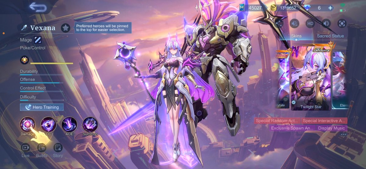 tlaynndls's tweet photo. CAKEP BANGETT AKHIRNYA BISA COBAIN 2 SKIN INI🥹🥹🫶🏻 + tadi nyoba skin hanabi n johnson😍 https://t.co/EdpsOcly6x