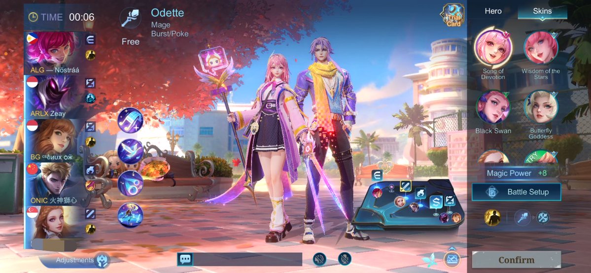 tlaynndls's tweet photo. CAKEP BANGETT AKHIRNYA BISA COBAIN 2 SKIN INI🥹🥹🫶🏻 + tadi nyoba skin hanabi n johnson😍 https://t.co/EdpsOcly6x