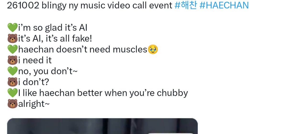 hyuckcalss's tweet photo. imagina no mesmo dia um membro te deixa musculoso com ia e uma fã te chama de CHUBBY, eu ficaria biruta https://t.co/XeOYBnwUBE
