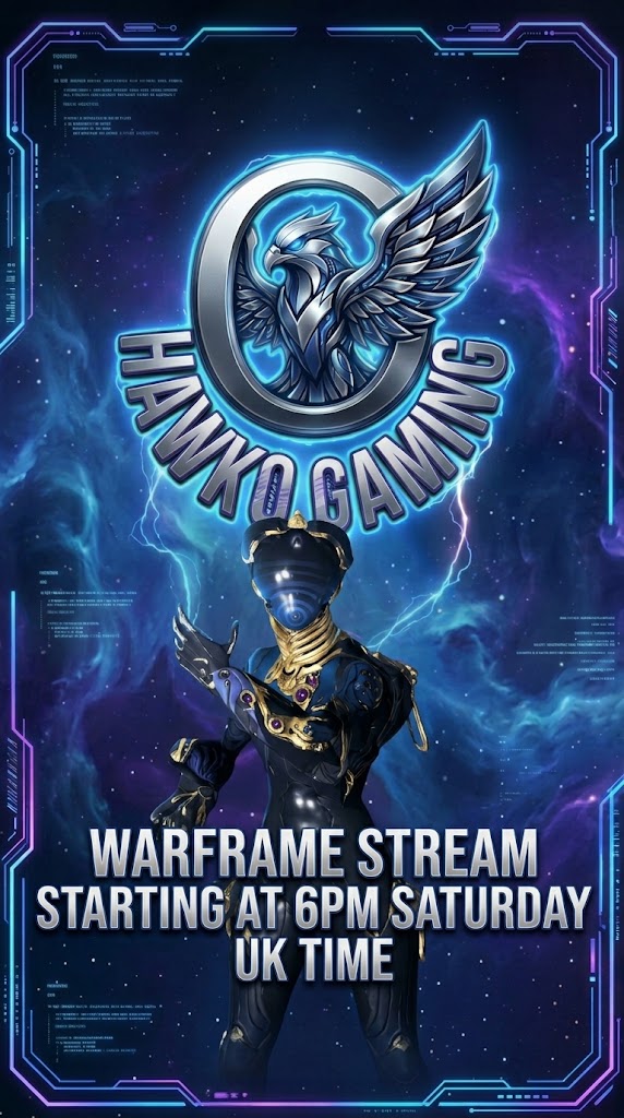 HawkoGaming's tweet photo. Tomorrow at 6pm, we're doing a stream on Warframe. I haven't played in a while so let's see what's new together. 
https://t.co/dcGNBH12Ol
#warframe @Twitch #twitch 

follow now so you don't miss it. https://t.co/0TMmvLFeoP