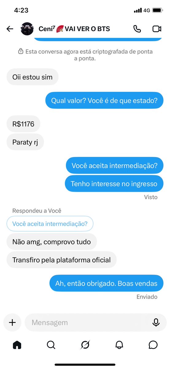 otherwiseleo's tweet photo. @amiijunkoos Não aceita intermediação, pessoal, é furada!! https://t.co/XnNLsUOuhY