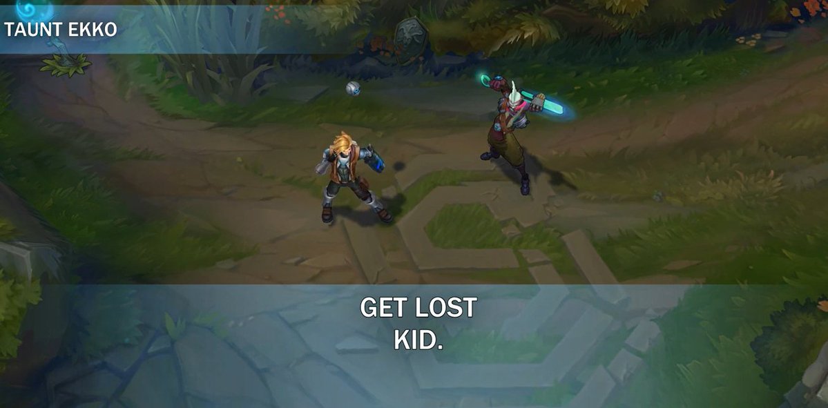 educatedIatinx's tweet photo. @DividedBiZero @shafafiy @luxnoira oh well i supose ekko is still a minor and not an adult anymore because writers said so years ago but riot has tried to establish him as an adult now but thats clearly not canon https://t.co/iWG9uGb7G9