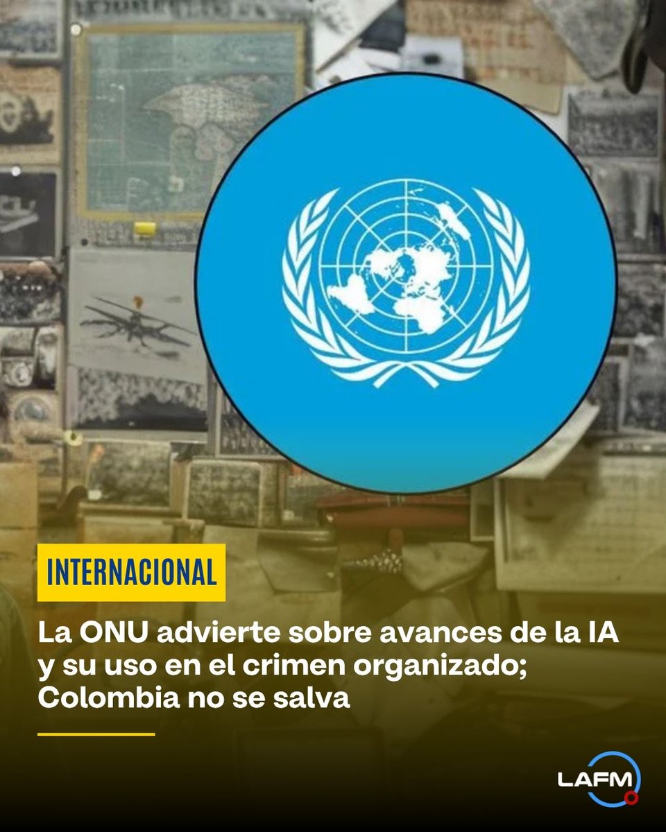 lafm's tweet photo. #Internacional | Un informe de la ONU destaca a Colombia uno de los países en los que el avance del crimen organizado afecta los derechos humanos.

Lea la noticia: https://t.co/1euqr2bXg3 https://t.co/eOer9AEMEC