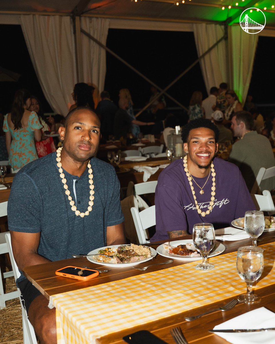 warriors's tweet photo. Luau livin’ 🤙 https://t.co/2b5s7oXPL1