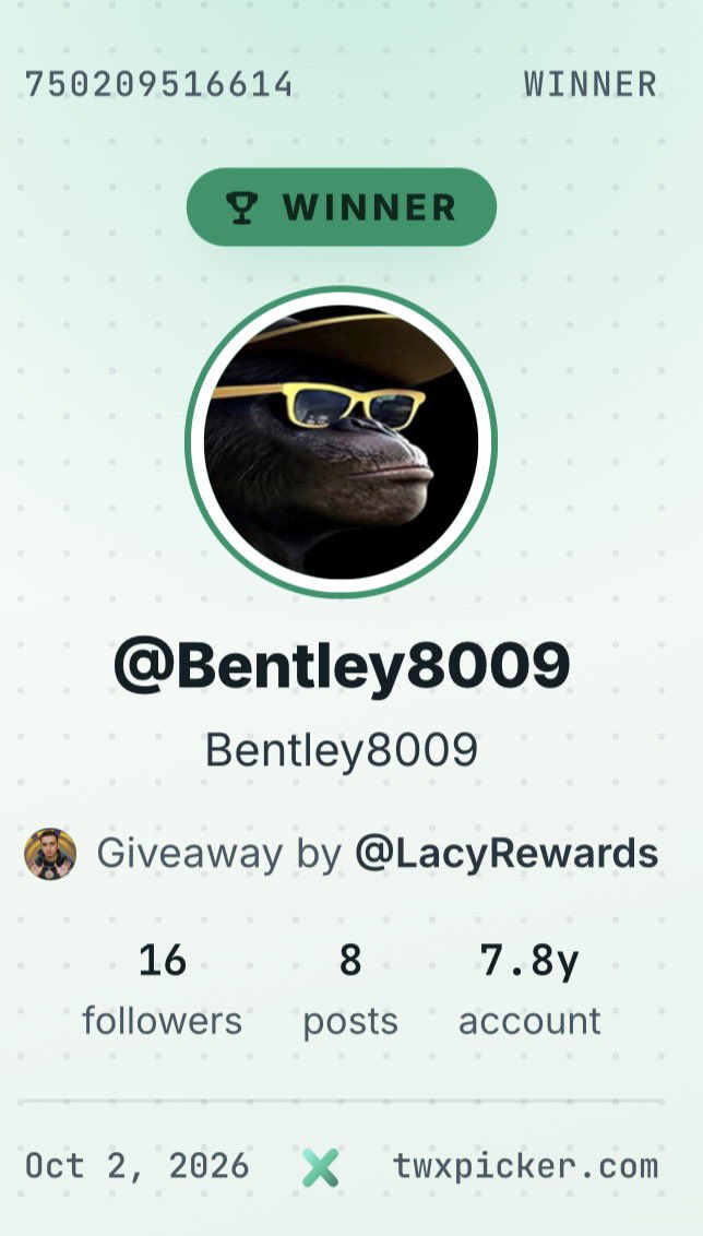 LacyRewards's tweet photo. Winners of the $500 giveaway ($250 each): @Clue9 &amp; @Bentley8009 

Dm to claim your prize❤️

More giveaways s00n 👀 https://t.co/SPYOAQXXBa
