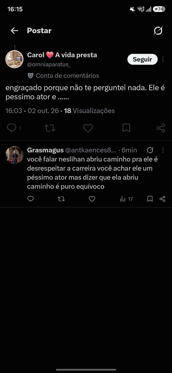 antkaences83937's tweet photo. #KuruluşOsman #GüneşinDoğduğuYer #KaraSevda Não entendi como desenrolou a menina me bloqueou porque eu disse que é mérito do burak a carreira dele é que a Neslihan não abriu portas porque eu disse que ele é um bom ator é o pior ela ainda foi sem educação https://t.co/mlZbTJADd8