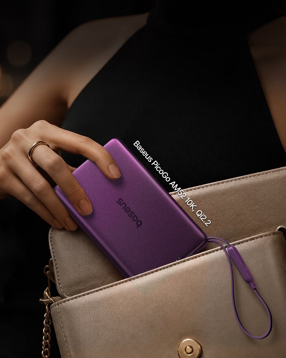 Baseus_Global's tweet photo. Wherever the day ends up. π
Dinner, the gate, a window seat. Snap it on for 25W Qi2.2, or plug in with the cable that's already attached.
Baseus PicoGo AM52, now in Dark Cherry.
πhttps://t.co/sRrGighVnc
#Baseus #BaseusPicoGo #BaseusDarkCherryCollection #iphone18promax #burgundy #newtrick #baseuspowerbank