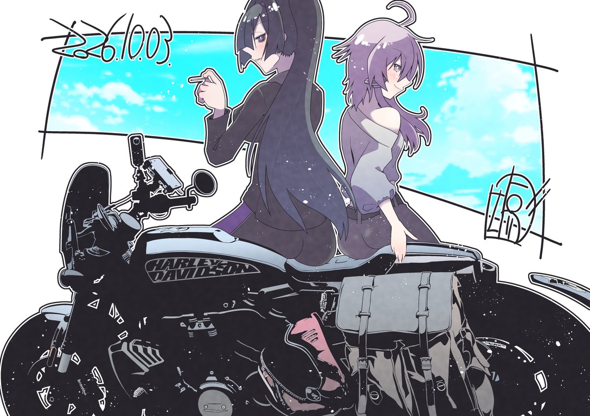 dashiotto's tweet photo. おはようございます🌙
47GUN様へひっそりファンアート描かせていただきました🏍
ユーザーページチャンネル⇒https://t.co/uasGkjIiso

pixivFANBOXで今回のひっそり🏍も公開しました！ https://t.co/2lbYjR0MMb https://t.co/3oxfqCt3OL