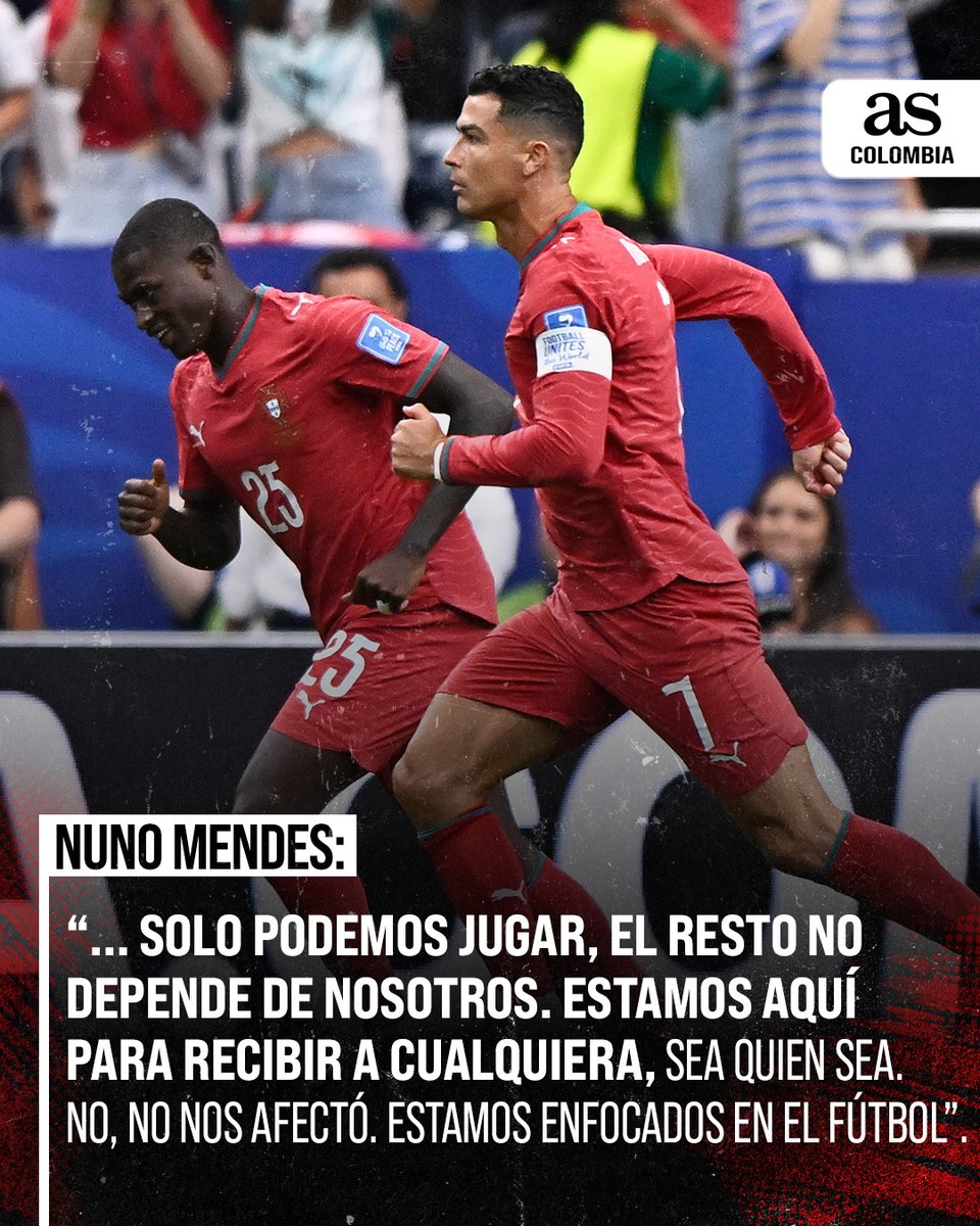 AS_Colombia's tweet photo. 🚨🇵🇹 Jugadores de Portugal responden por el caso Cristiano Ronaldo – Jorge Jesus, después de ganarle a Dinamarca

#ASColombia https://t.co/PmFloAKUHN