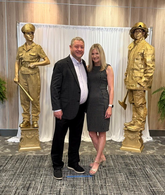 HellmuthJohnson's tweet photo. Hellmuth &amp; Johnson was happy to sponsor the Lakeville Public Safety Foundation’s 12th Annual Police &amp; Firefighters Ball! H&amp;J attorney Emily Fox Williams and her husband attended the event in support of Lakeville’s police and fire departments. https://t.co/uJxroaHJCA