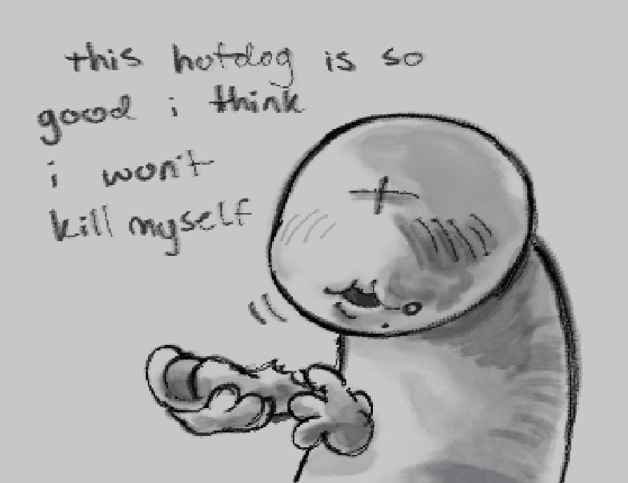 vvhippedcream's tweet photo. "hii uh, are you able to draw a Grunt enjoying life? it would be very silly and cute :DD" -> hhgn 

https://t.co/naq4HEQuU5 https://t.co/bJ67On80C5