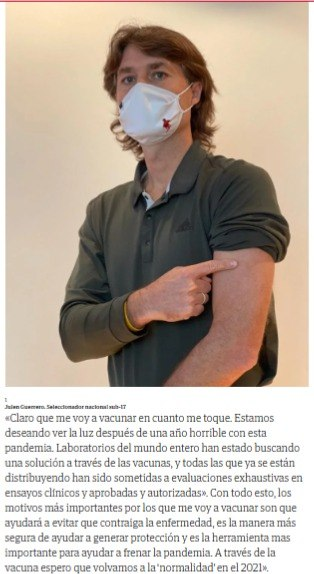 Chema_Leiva's tweet photo. "Claro que me voy a vacunar en cuanto me toque".
(Julen Guerrero)

52 años, infarto. Su mujer murió en abril con 52 años. https://t.co/Iwd7kupukk