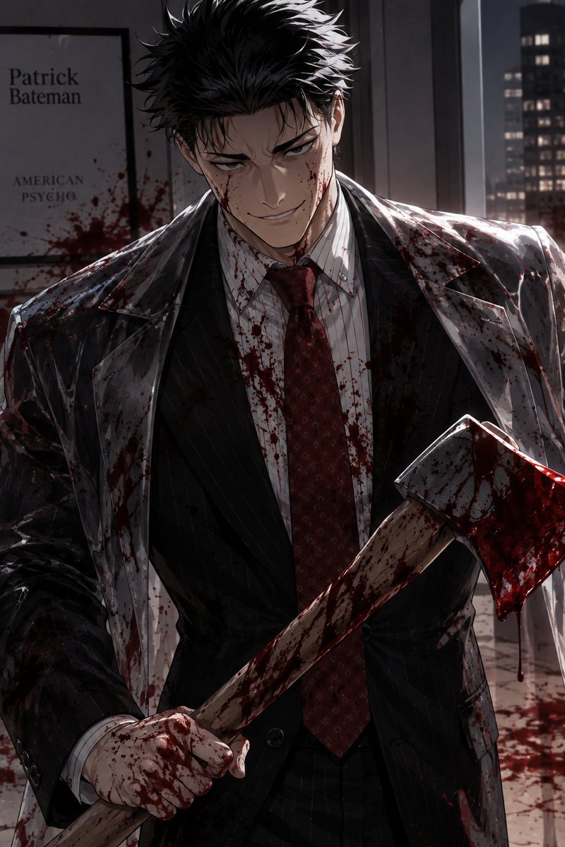 HHigurima's tweet photo. Este Halloween va a estar interesante...

#AcademiaTouken #RP #Halloween #viralㅤㅤ #Roleplay #FreeRol #Blood #Cosplay #AmericanPsycho https://t.co/sGuStoLkXR