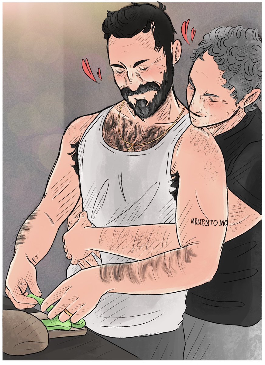 natendo_art's tweet photo. Husbands enjoying a rare day off together 🥺

#thepitt #rabbot #michaelrobinavitch #jackabbot https://t.co/d6Pv0S7hO9