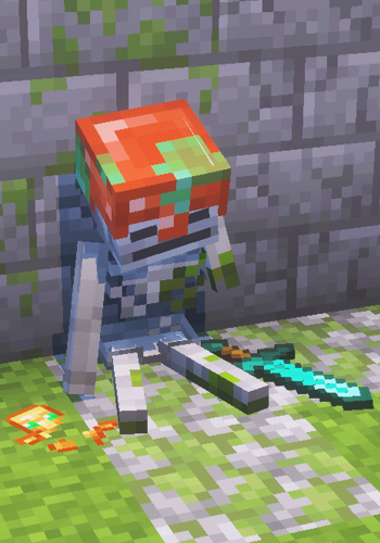 pleinair1212's tweet photo. 毎日新ブロック追加452日目【道半ばの骸】     
#Minecraft #Blockbench https://t.co/2tTUntWdWw