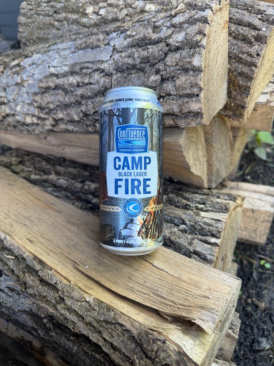 ConfluenceBrew's tweet photo. 🔥 It’s Camp Fire Season!

The temperature is cooling, so gather your friends, build a fire, and enjoy a Camp Fire Black Lager on this beautiful October day.
Camp Fire Black Lager releases today, October 2nd, in the taproom. 🍻

Here’s to making the most of fall. 🍂🍻 https://t.co/6c0EhhpGys
