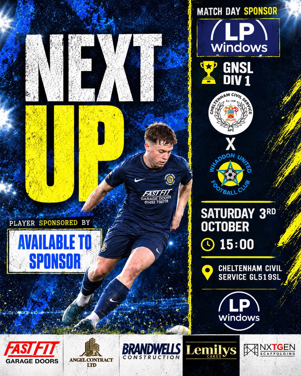 whaddonuntied's tweet photo. This weekend we take a short trip to @CCSAFC in the league. 

Come and support the lads 👏 

#upthewhaddon https://t.co/Sk4uuXOIJu