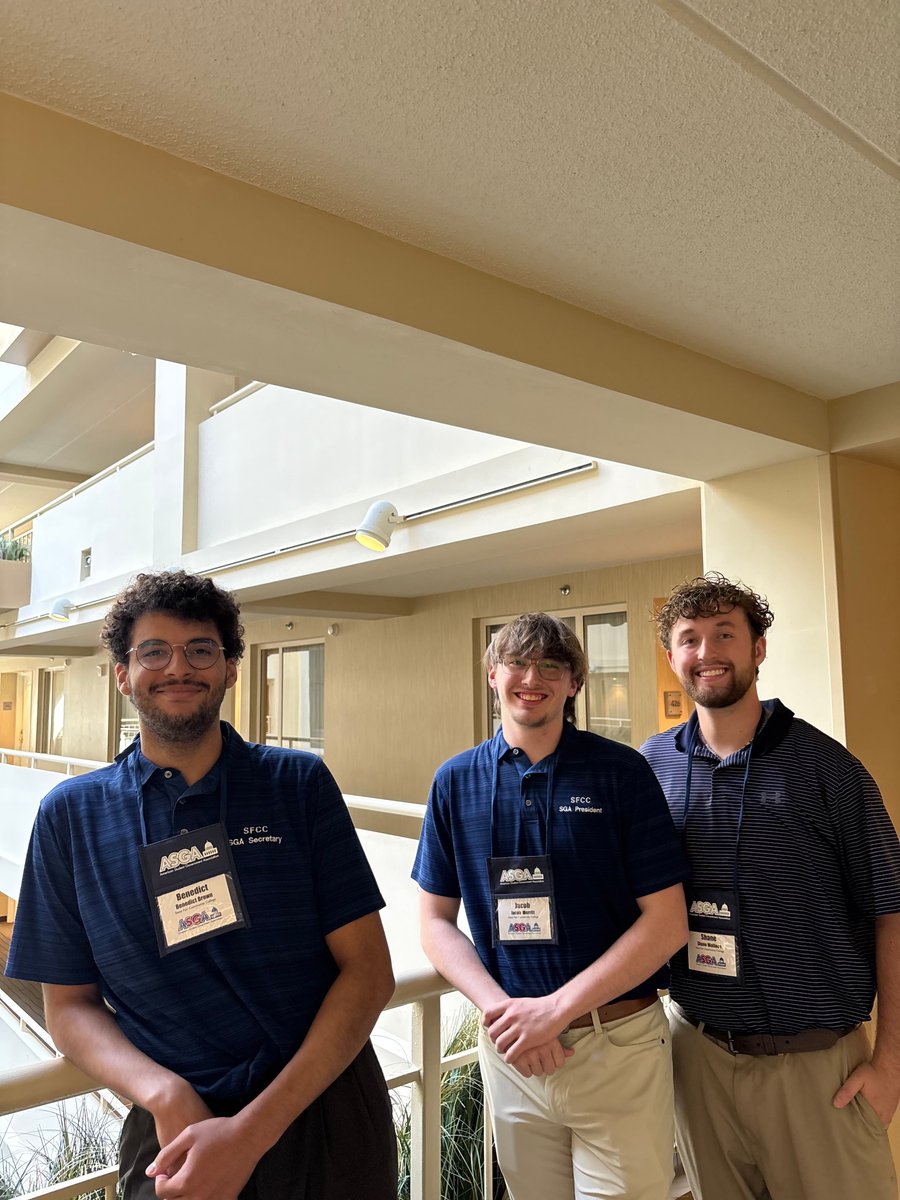 sfccmo's tweet photo. SFCC Student Government President Jacob Merritt, Vice President Shane Wallace and Secretary Benedict Brown attended the American Student Government Association Conference in Boston on Sept. 12.

Way to go, Roadrunners! 💙 https://t.co/aMV4a0ZSUD