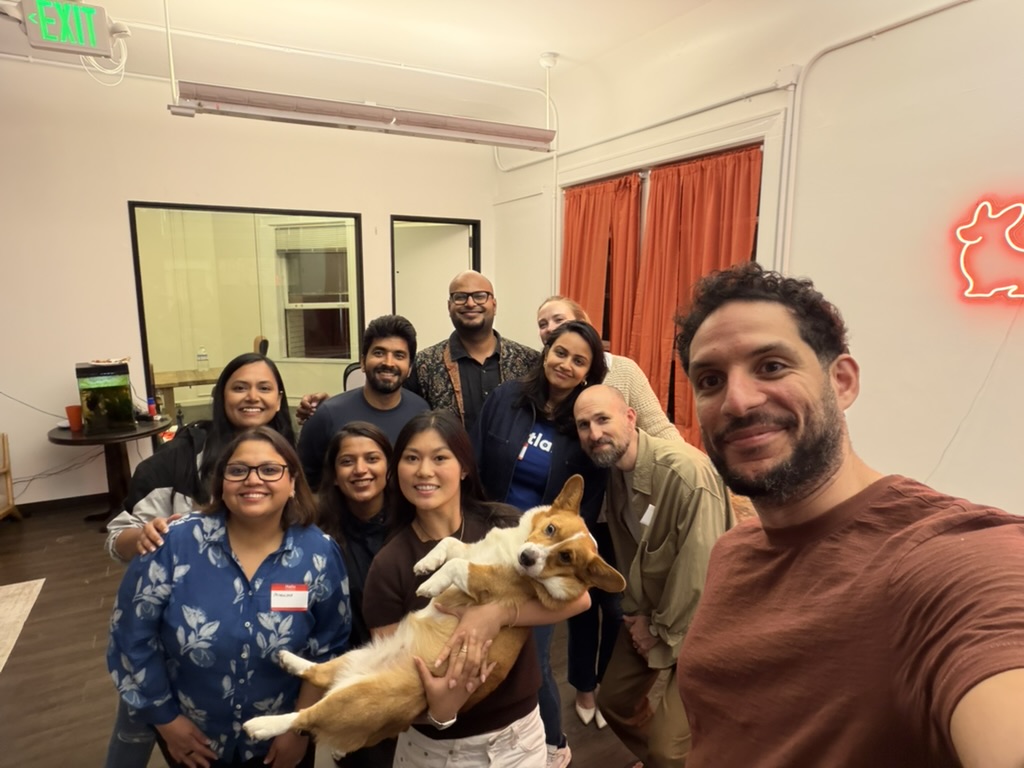 rishigb's tweet photo. Packed house, a ton of learnings on Multiplayer AI from builders and stomach full of pizza. Thank you everyone for showing up and thank you for such depth. 
Insanely good quality builders, insanely good quality audience. 
@hydra_db & @AtlanHQ for the incredible partnership (+ demos)!
@UseCorgi for being such an insanely wonderful partner for the space. What a star you are @jean_ette_li !
Can't wait to be back! Learnings coming up 🧵