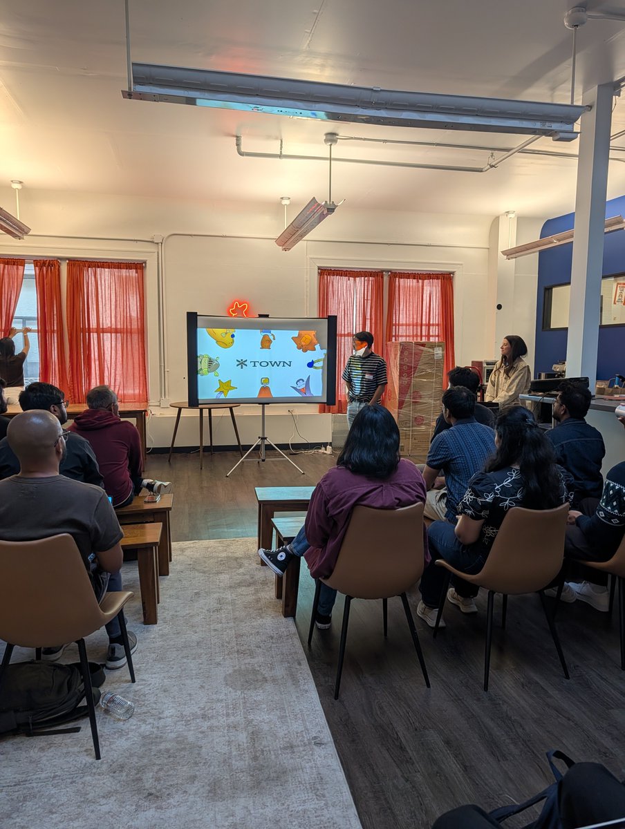 rishigb's tweet photo. Packed house, a ton of learnings on Multiplayer AI from builders and stomach full of pizza. Thank you everyone for showing up and thank you for such depth. 
Insanely good quality builders, insanely good quality audience. 
@hydra_db & @AtlanHQ for the incredible partnership (+ demos)!
@UseCorgi for being such an insanely wonderful partner for the space. What a star you are @jean_ette_li !
Can't wait to be back! Learnings coming up 🧵
