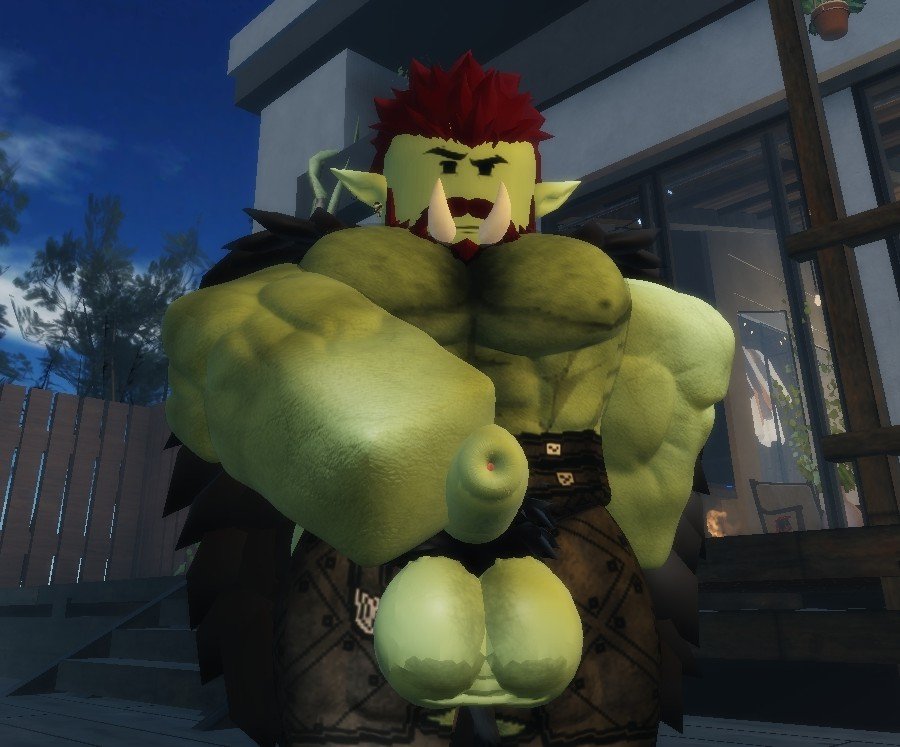 Woolycave's tweet photo. Happy orctober everyone ill try to make more orcs soon 

#robloxbara #robloxrule34 #gaysex #gayrr34 #robloxsex #bara #baraporn #gayporn https://t.co/n9phSnRMQX