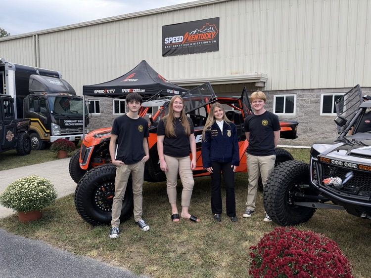 OwsleySchools's tweet photo. We are proud that our FFA, Beta, JAG, and Leadership Team officers represented OCHS today at the Grand Opening for the Speed KY East Coast Hub! https://t.co/ZzFmsSkJn6