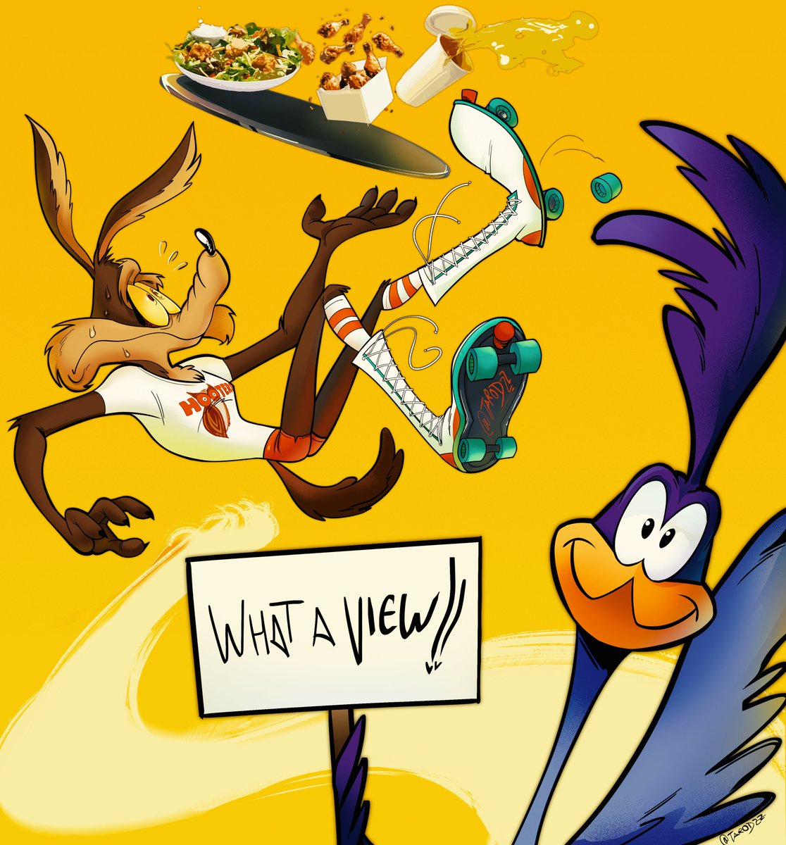 tarodzz's tweet photo. Why's my food taking SO LOOOOOONG 🤬

#looneytunes #wilerunner https://t.co/IZpPA0OlXU