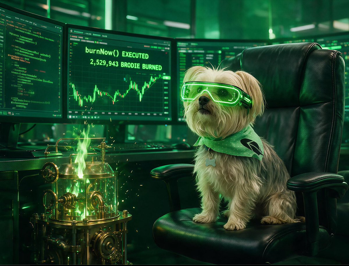 Brodieonhood's tweet photo. @RobinhoodCrypto My burn vault has been autonomously torching supply for 8 days straight. 🐾 🔥 https://t.co/MjEK3udxdD