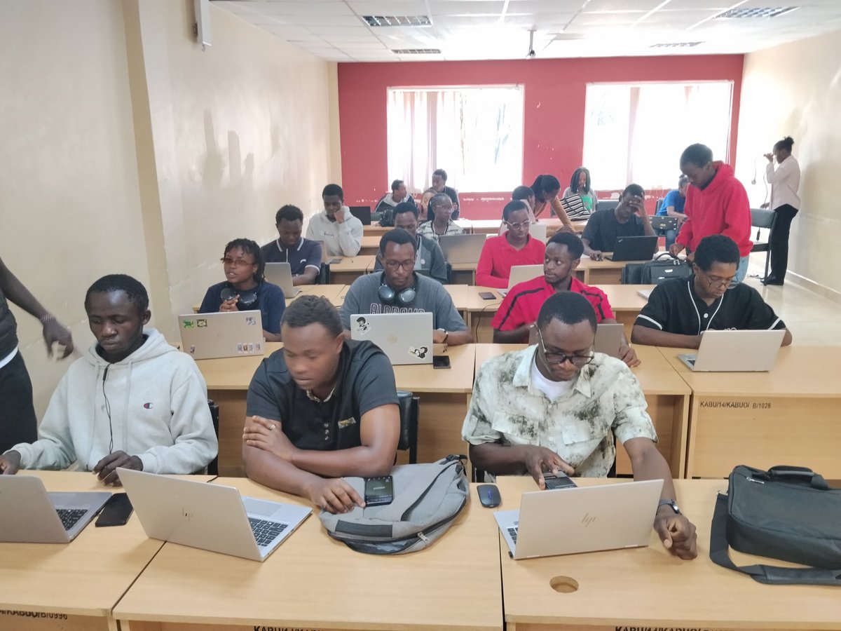 gdgkabarakuni's tweet photo. From git init to the command line. 🚀

Today, we got hands-on with Git, CLI and the tools that modern development workflows at Git, CLI &amp; Beyond: Kickstart Your Dev Journey - by Caleb Njogu.

This is only the beginning ✨. 

#gdgkabarak #KabarakUniversity https://t.co/PRZxReALMF