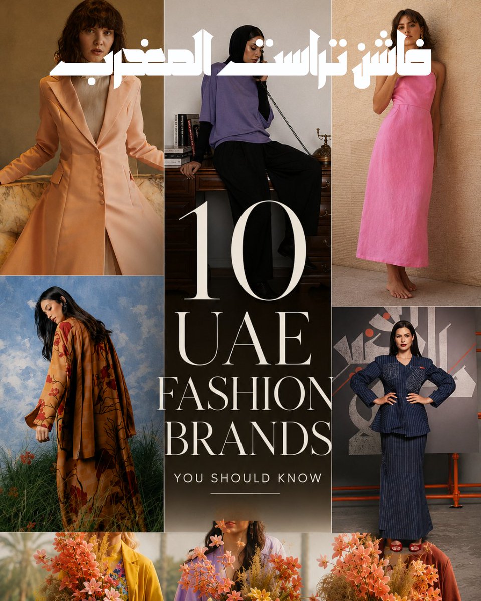 fashiontrustma's tweet photo. 10 UAE 🇦🇪 Fashion Brands You Should Know 👇

From modest luxury to streetwear with purpose.

1. @kage
2. @thegivingmovement
3. @ahalmshain
4. @odeem
5. @madiyahalsharqi
6. @bouguessa
7. @reemami
8. @serrb
9. @illi
10. @galaray

Which one is your favorite? Save this for later 🤍 https://t.co/CJti3DT1wN
