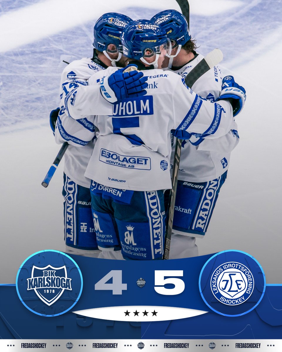 hockeyallsvensk's tweet photo. Leksand vänder och vinner i Nobelhallen 🚨 https://t.co/yyWYd39TYM