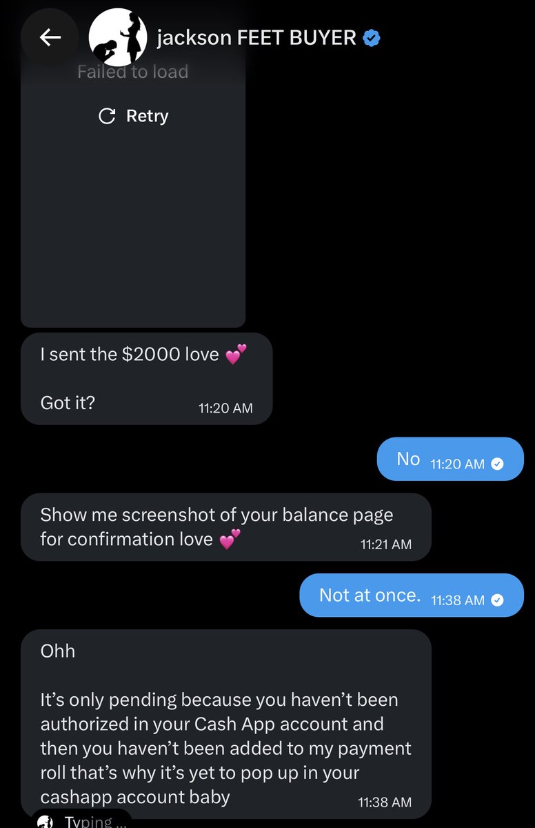Christirr8787's tweet photo. Said he sent it by cashapp. Required I put money in my app first then once I did he asked for a screenshot of my bitcoin balance.

be careful out there queens.

Scammers: im struggling, asking for real help. If you choose to scam me or profit off my struggle I’ll call you out. https://t.co/vblHNbbgrQ