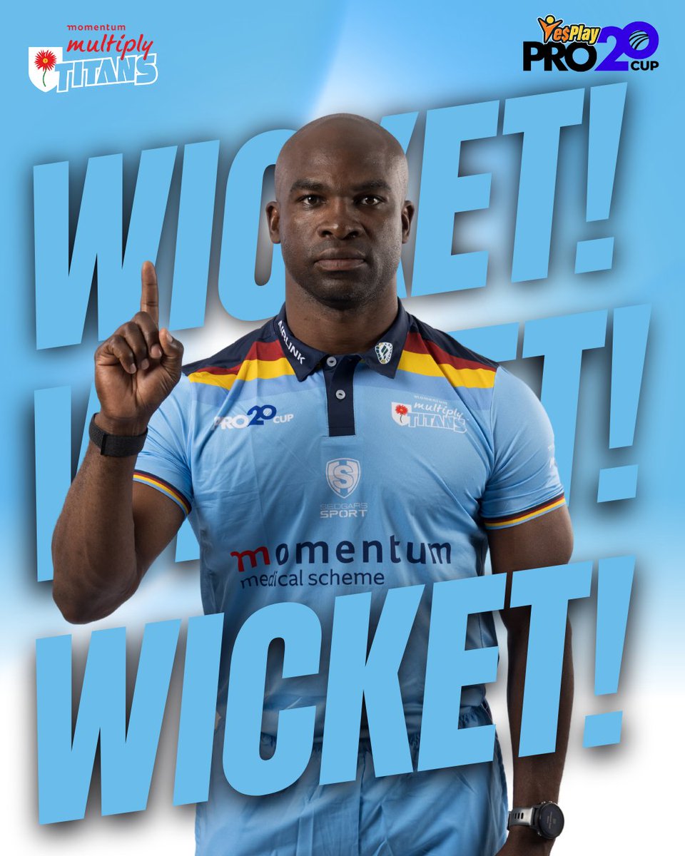 Titans_Cricket's tweet photo. WICKET! π₯
Piedt is stumped by Junior Dala as the Flexbrands Knights move to 133/8.π
πΊ Catch all the live action on Channel 212.
#WhereLegendsRise #YesPlayPro20 https://t.co/fkZ6Z80DSL