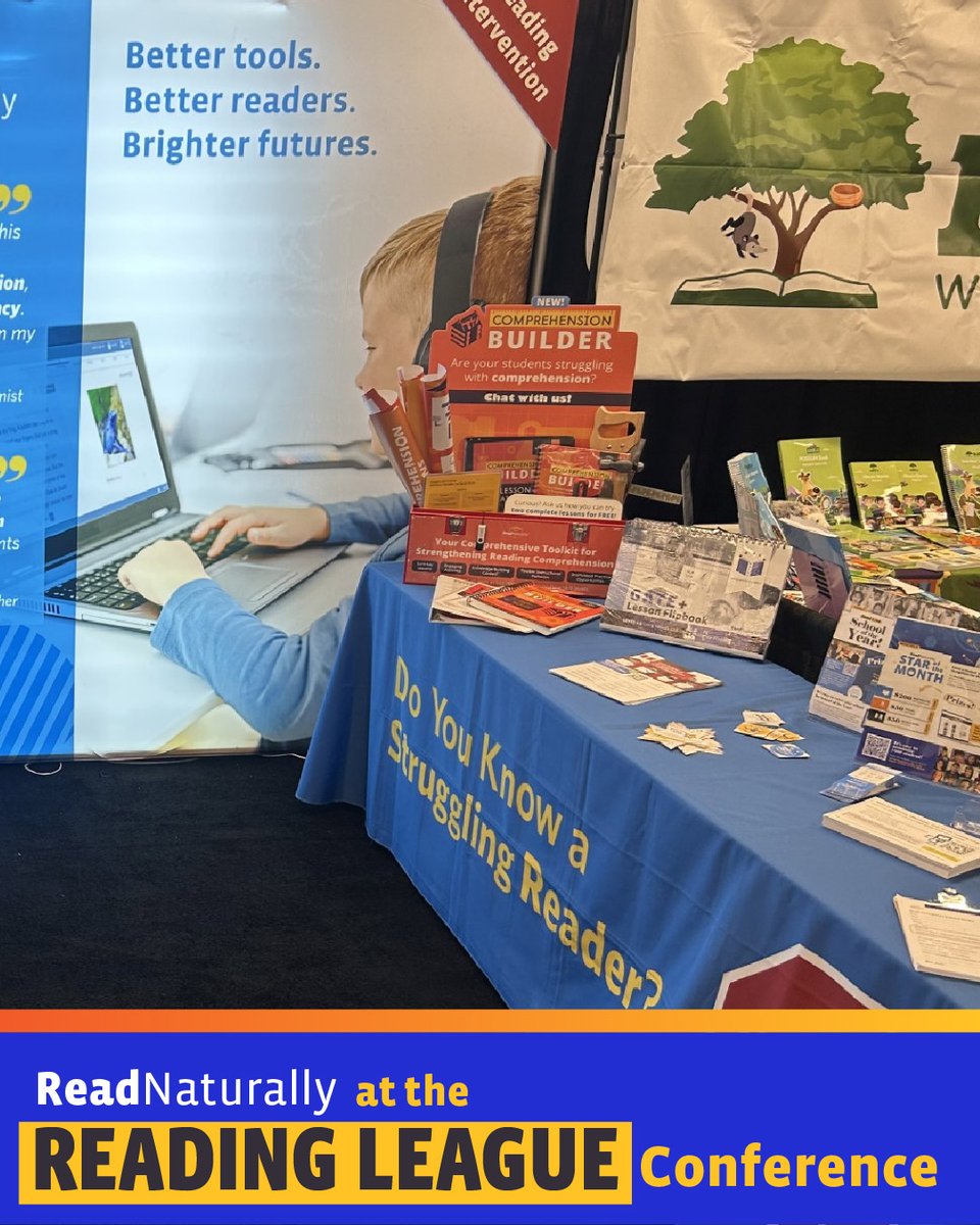 ReadNaturally's tweet photo. A big thank you to all that came out to see us at the Reading League Conference! Another thank you to Jocelyn and Anna from Madera Middle School as well for joining us this week.

To see which conferences we'll be at in the near future, visit https://t.co/cMOejgZ5DS https://t.co/Hz5TFtffB7
