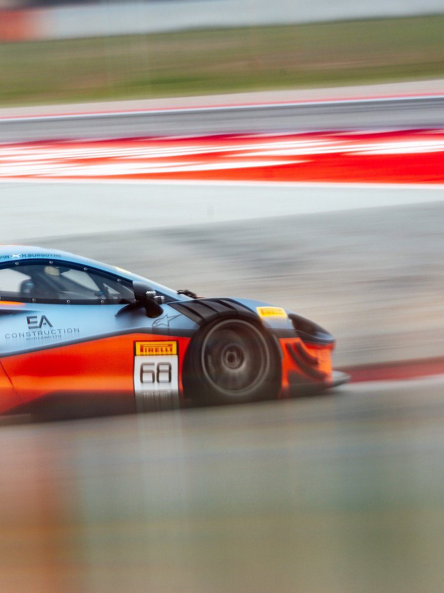 BurgoyneRacing's tweet photo. Day 1 of track running in Barcelona is in the books ✅
🌦️🌤️ Today, we ran in both wet and dry conditions and made some good progress with our Artura’s setup. Looking forward to the first qualifying session and race tomorrow 💪🏼
#TeamBurgoyne #McLarenTrophy #SMCMotorsport https://t.co/s0zdkUiHqW