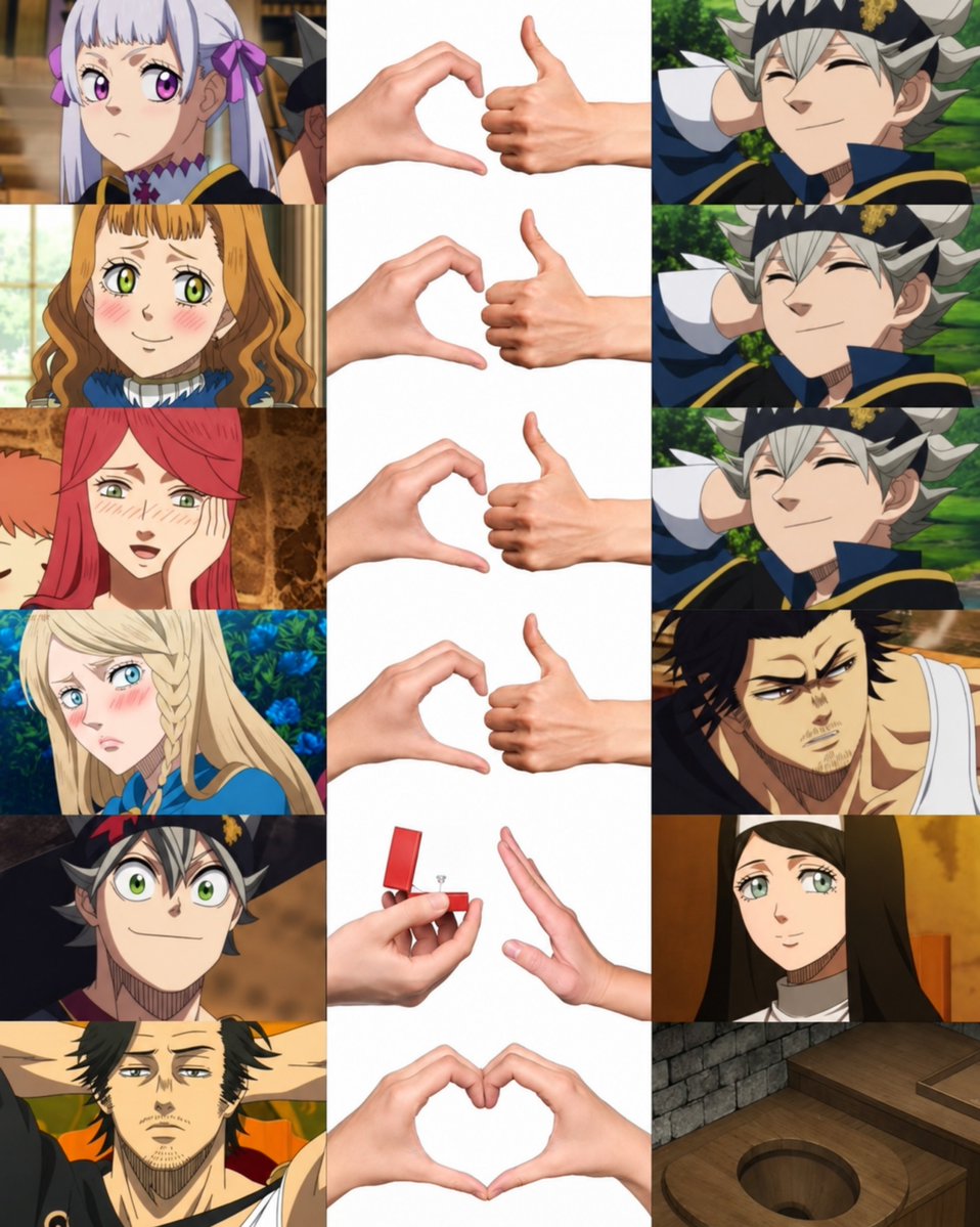 AnimexSociety's tweet photo. Relationships in Black Clover https://t.co/fMHb6WeHFe