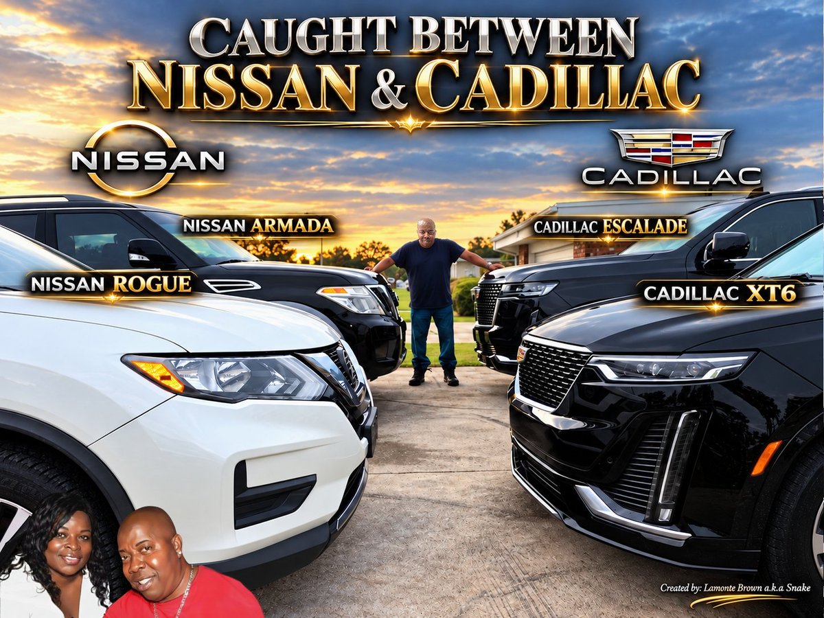 LamonteBrown's tweet photo. Nissan Rogue, Nissan Armada, Cadillac XT6 and Cadillac Escalade. Different styles, different personalitiesπ€·πΏββοΈ........
#Nissan #Cadillac #NissanRogue #NissanArmada #CadillacXT6 #CadillacEscalade #SUVLife #CarLife #LuxurySUV #CarLovers #WhichOneWouldYouChoose #DrivewayGoals https://t.co/ZBpc5ueS9F