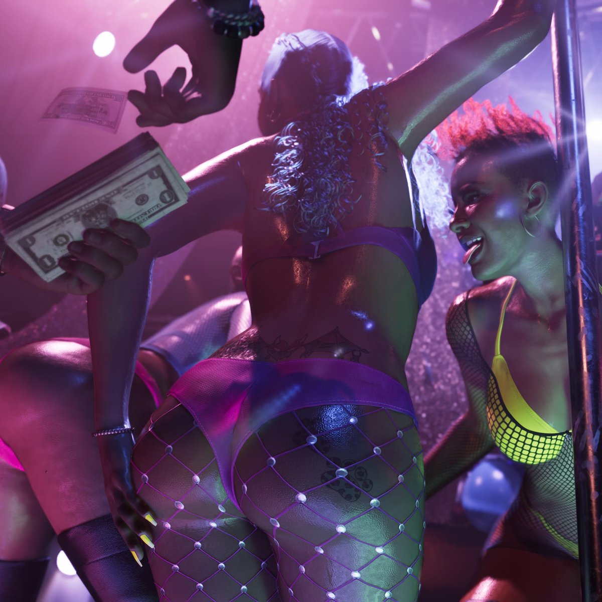 Complex's tweet photo. Grand Theft Auto VI’s PEGI rating reveals new details about the game:

• Cocaine use
• Drug use during gameplay
• Sexual intercourse scenes
• Sexual fetish scenes
• Interactive private dancer sequences https://t.co/wxbuM1nXIv