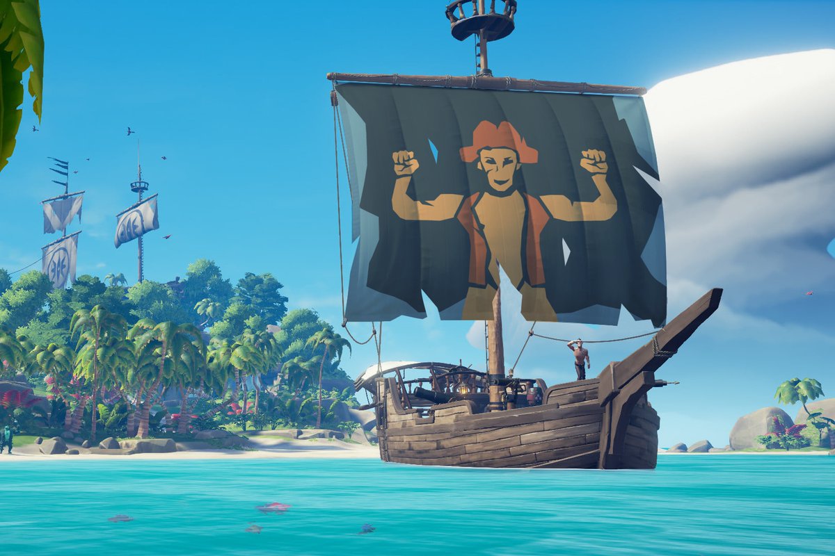 Sobaka_FPS's tweet photo. #SoTSailDesignComp #SeaOfThieves @SeaOfThieves

Version №2
The “New Pirate” sails https://t.co/Y1CFqXIz3z