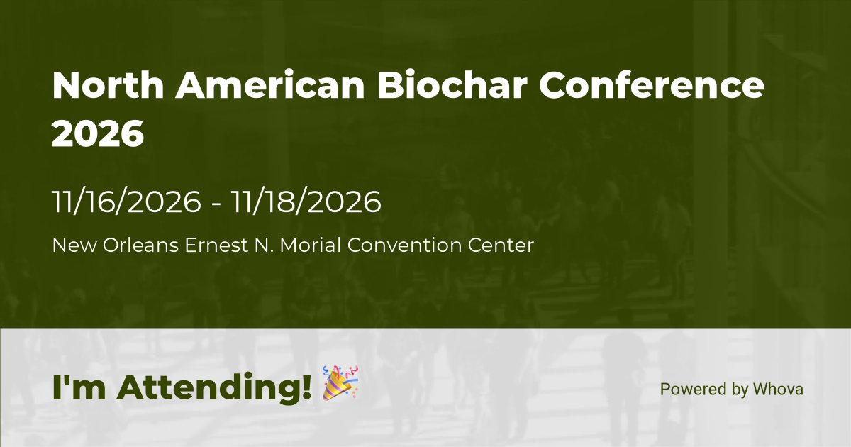 tx_smart_growth's tweet photo. We're going & we're stoked to bring an affordable POS to the market as we embark on a partnership to bring biochar to our own community.
Register now and join me at the event! https://t.co/VMy3RYGNpi
#NABC26 - via #Whova event app https://t.co/VMy3RYGNpi https://t.co/BYXomQm1ZA