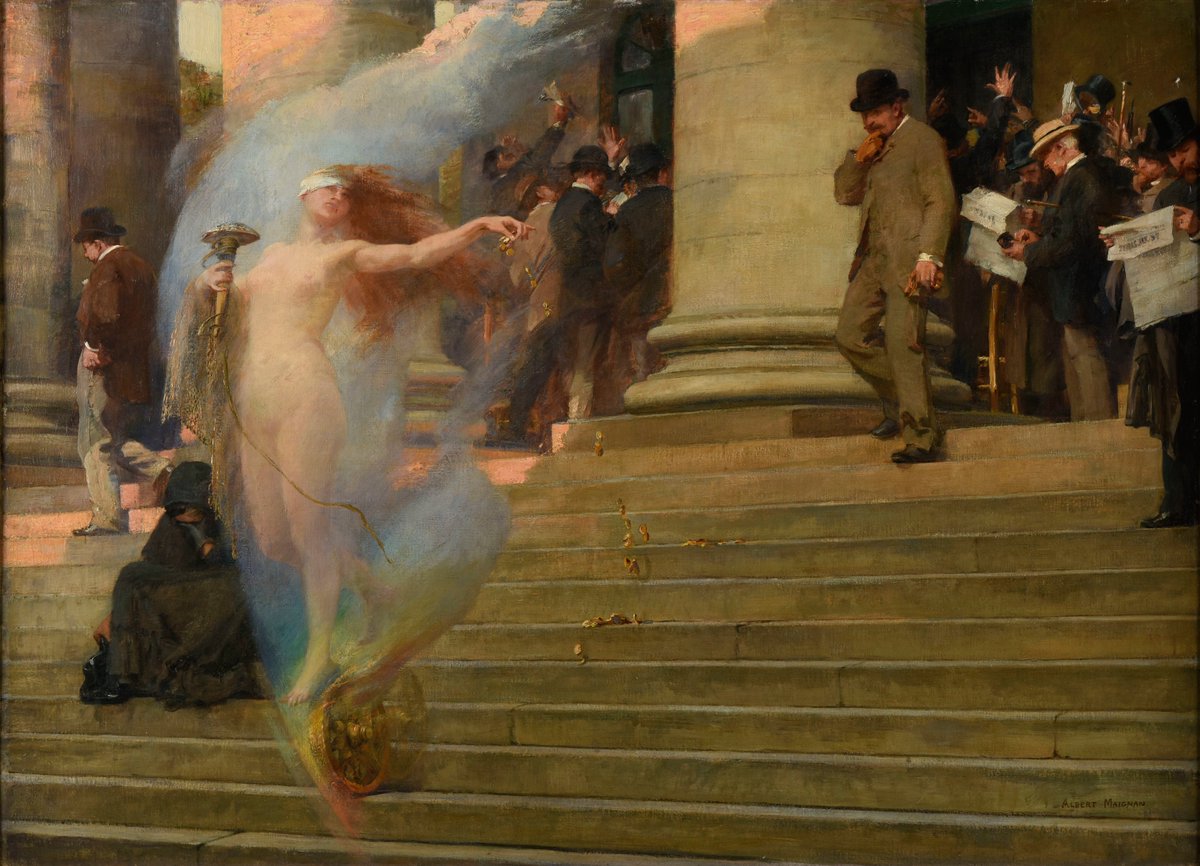 aelith4ever's tweet photo. Fortune Passes By, by Albert Pierre-René Maignan (1895) https://t.co/RapoG0QfY2