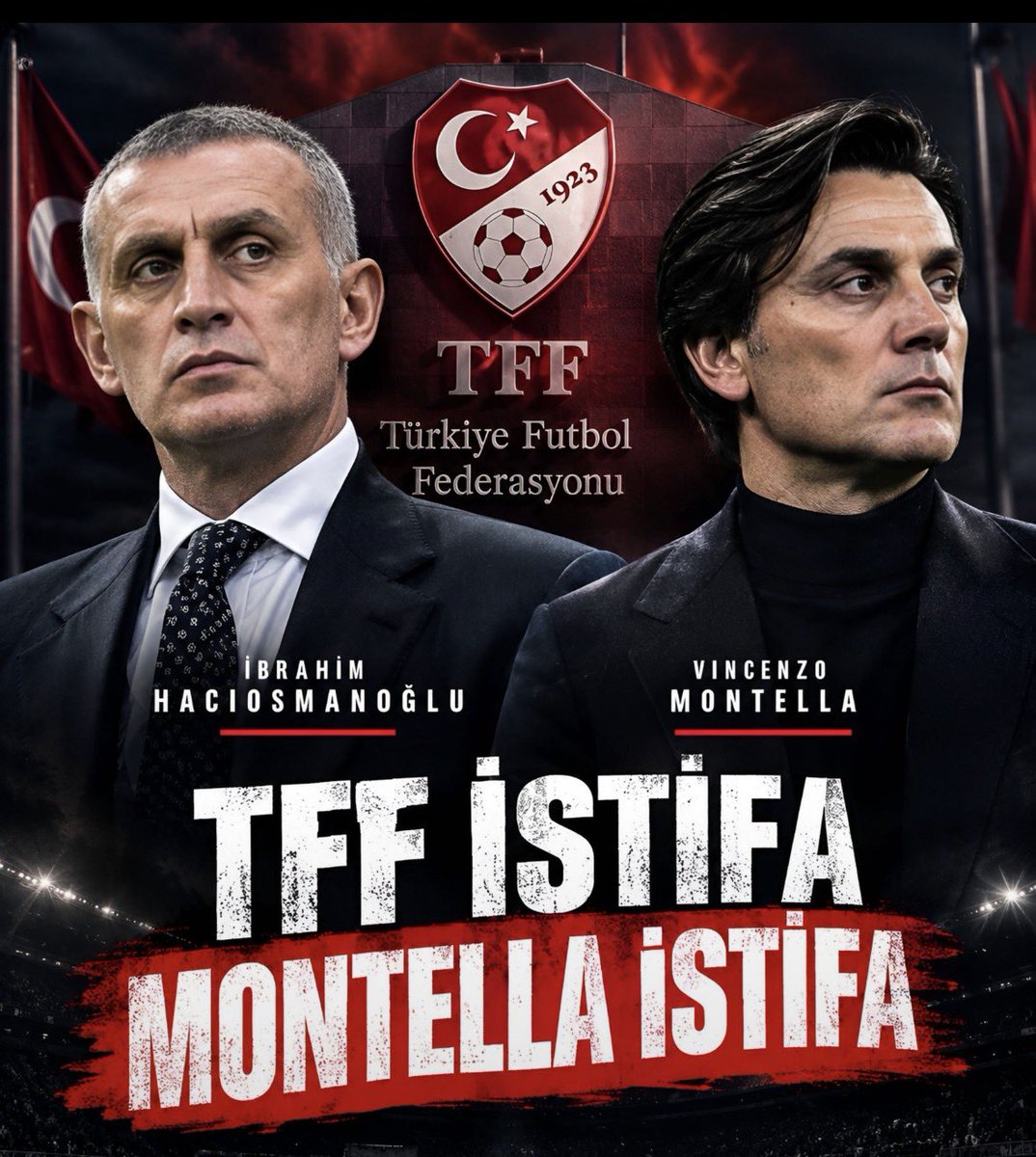 afsima2's tweet photo. Türk Futbolunu bitiren ikili ❗️

El ele İSTİFAAAAAAAAA @TFF_Org https://t.co/LZDQIzZzwo