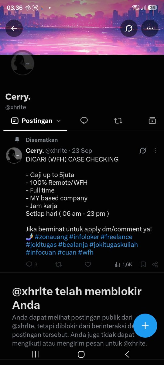 dearlany's tweet photo. Tambahan akun yg suka nipu https://t.co/aJhnUDMIXs