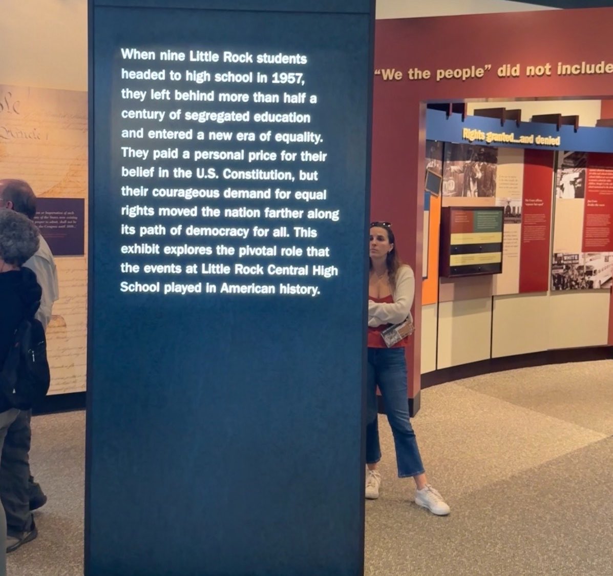 OhioTate's tweet photo. We have arrived at the Little Rock Nine historical site.

The Heisman and I have struck a deal that if we can visit here (and she can get her National Parks passport stamped) then I can drink as much beer as I want this weekend WITHOUT REPERCUSSIONS!

#Compromise https://t.co/vyFX33CnOP