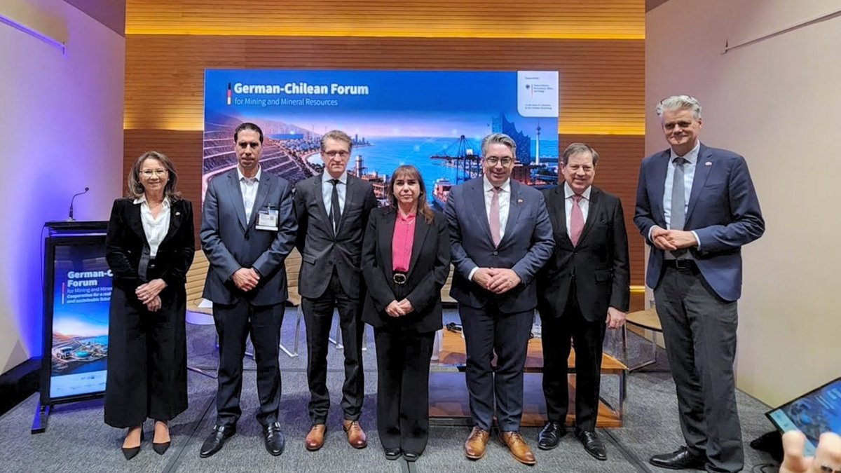 CochilcoChile's tweet photo. Hoy participamos de la primera instancia del German-Chilean Mining Forum 2026: Minería y recursos minerales, la principal actividad bilateral entre Chile y Alemania, en el ámbito de la cooperación minera y de los recursos minerales. https://t.co/5WK3oCbc0b