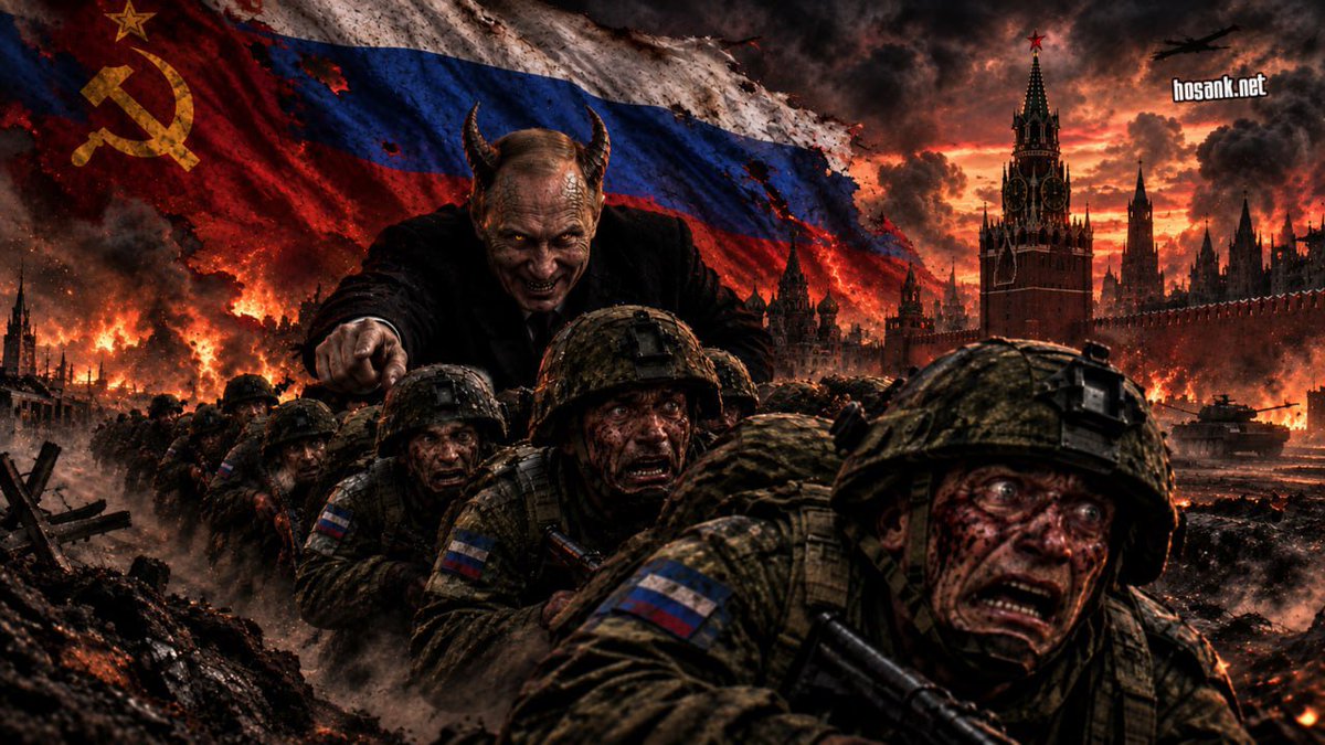 HosankX's tweet photo. Last month, the current regime was re-elected in Russia, and this is not surprising, because in this modern age, elections are not only fraudulent in Russia, but in all democratic tyrannies as well. Seeing that result and what is happening in the Russo-Ukrainian war, I think you do not need to be a nuclear physicist to figure out that the Kremlin will most likely carry out a new mobilization, probably in the spring of next year, which will be a much larger mobilization than the one in 2022. Moscow needs a new mobilization in order to open a new front against Ukraine, which will probably be from Belarus, because Russian forces have become bogged down on Ukraine's eastern border and are unable to advance.

However, opposition to this war is steadily growing in Russia, especially because over the past year Russians have begun to feel the consequences of this disastrous war on their own skin. That opposition will reach a peak and cause an internal eruption in Russia if the Kremlin decides to carry out the mobilization, because this time people will not only be mobilized from the outskirts of Russia and sent into the meat grinder, but also from Russia's most significant places.

Moscow has found itself caught between a rock and a hard place and does not know what to do. If it does not carry out a mobilization, its army will continue to deteriorate from within, its approval rating will gradually continue to decline, and in general it will slowly become increasingly disgraced. But if it takes the risk—by carrying out a mobilization and opening a new front against Ukraine—it could achieve a major success, or its entire army could become discredited in the eyes of the world, if it has not already been discredited. In any case, the Kremlin tyrant is not particularly concerned about the number of human casualties: he will send as many as he needs to the slaughter, because communist leaders have always regarded their own people as cannon fodder. Human losses will concern these neo-Bolsheviks only because the number of their slaves and cannon fodder is decreasing.

Nevertheless, I am convinced that Russia's upper class already has serious doubts about its own capabilities. If they were confident that they could succeed by carrying out a new mobilization and opening a new front, they would move forward with that step more confidently, but there is a feeling that they are hesitating. They probably know that by taking such a step, the Kremlin will open Pandora's box and set in motion the beginning of its own decline and internal collapse—a collapse that will be far more brutal and consequential than the collapses of Tsarist and Soviet Russia combined....

Let us Armenians prepare for the final fragmentation of the Judeo-Russian empire, which will bring about the complete self-destruction of Armenia's neo-Bolshevik political system, because this will be our moment of destiny to carry out a national revolution and build a national state.

🔗 Follow: https://t.co/dluXlu7fTd
🌐 https://t.co/Mj8DMjab6n