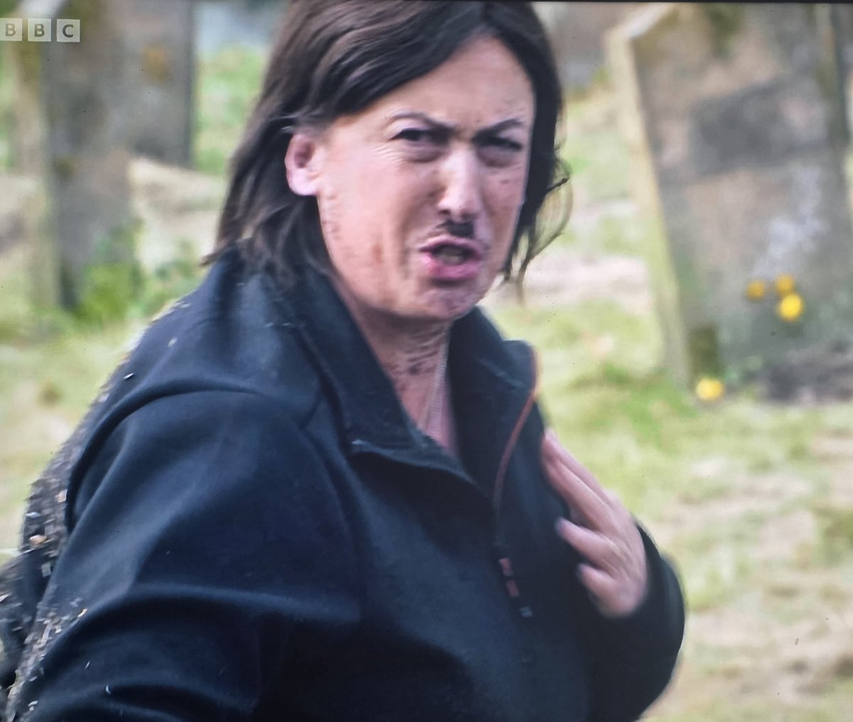 The_Taylor_Mayd's tweet photo. Im a massive fan of the traitors but to ressurect Hitler in the name of entertainment is a bridge too far. 

#Celebritytraitors  #Traitors #BBC https://t.co/QdqPLRD2cX
