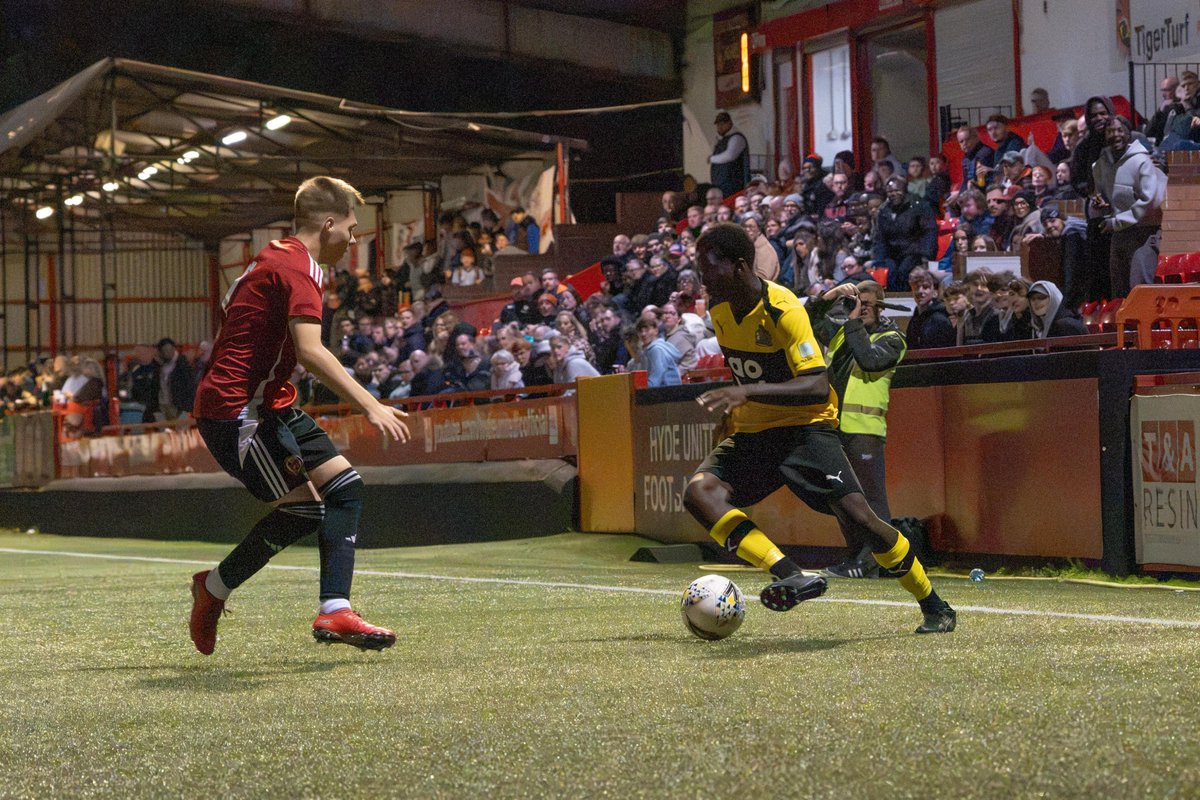 altrinchamfc's tweet photo. 📸 First half action from @hydeunited - @robinsyouth a goal up at the break thanks to Benjamin Mensah's individual effort 😍

#Alty | #FAYouthCup https://t.co/Nzw5R3hGFk