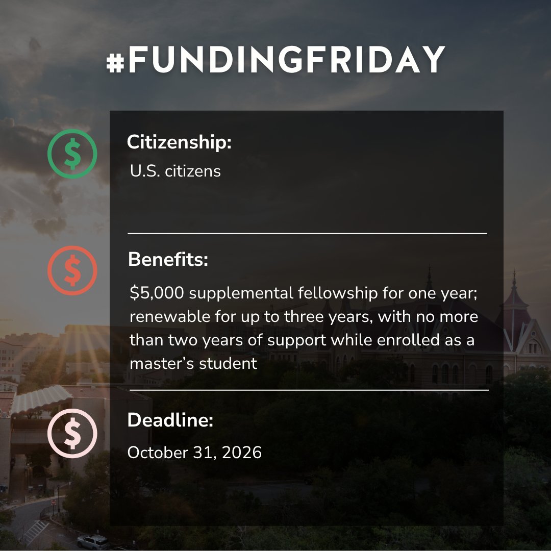 TXSTGradCollege's tweet photo. #FundingFriday: @TexasSpaceGrant Consortium (TSGC) Graduate Fellowship supports graduate students pursuing STEM studies; applications are encouraged from students in all fields with an interest in STEM and space-related research

 🔗: https://t.co/Ib59k4WhxM https://t.co/7IwDCAErX5
